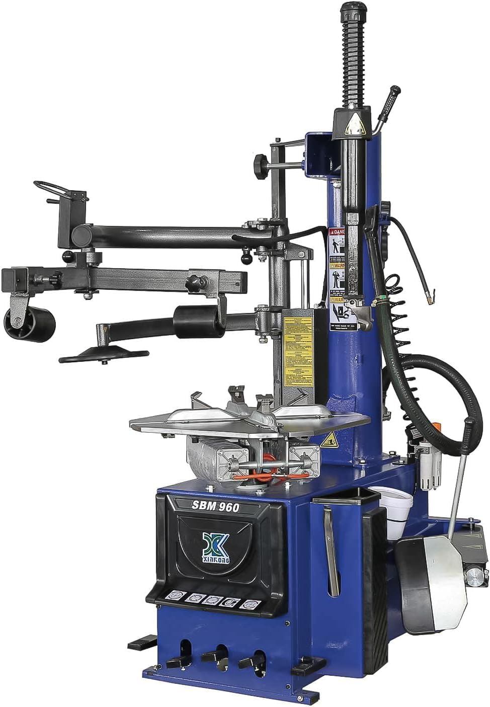 XK 2.0 Horsepower Automatic Tire Machine Tire Changer Wheel Balancers Machine Rim Balancer Combo 960 690 Rim Clamping 12-24 Inches with 36 Month Parts Replacement