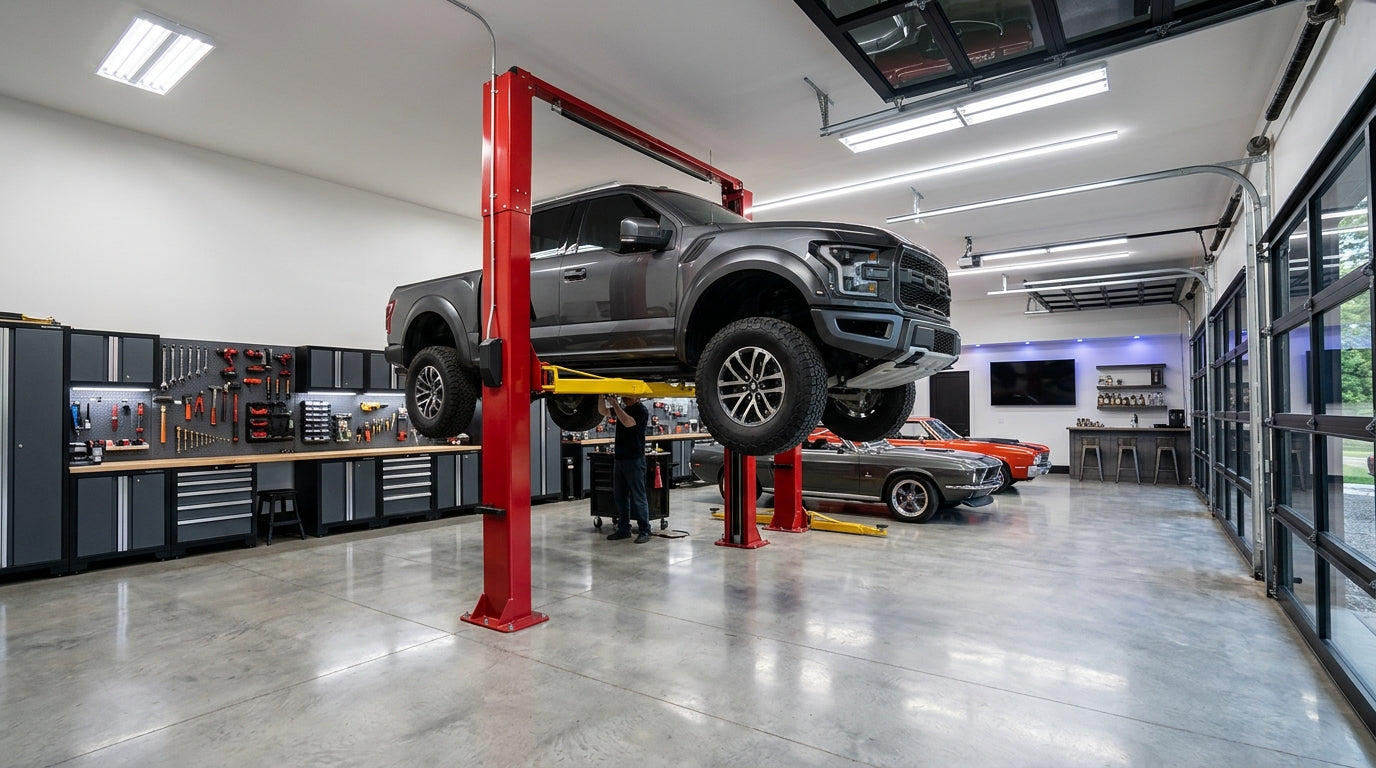 Rolling Bridge Jacks for Four-Post Lifts