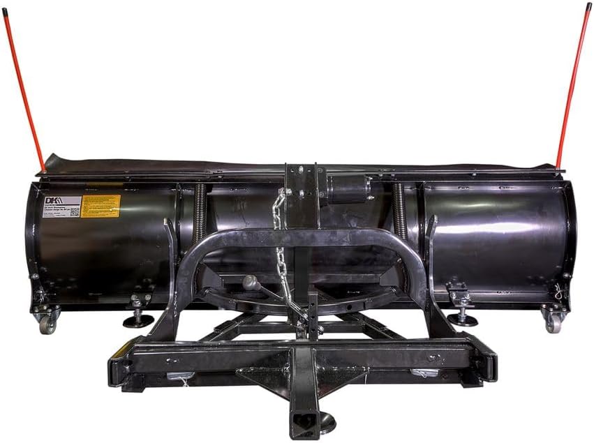 DK2 Universal 84-Inch x 22-Inch Hitch-Mounted Winch-Driven Snowplow Kit