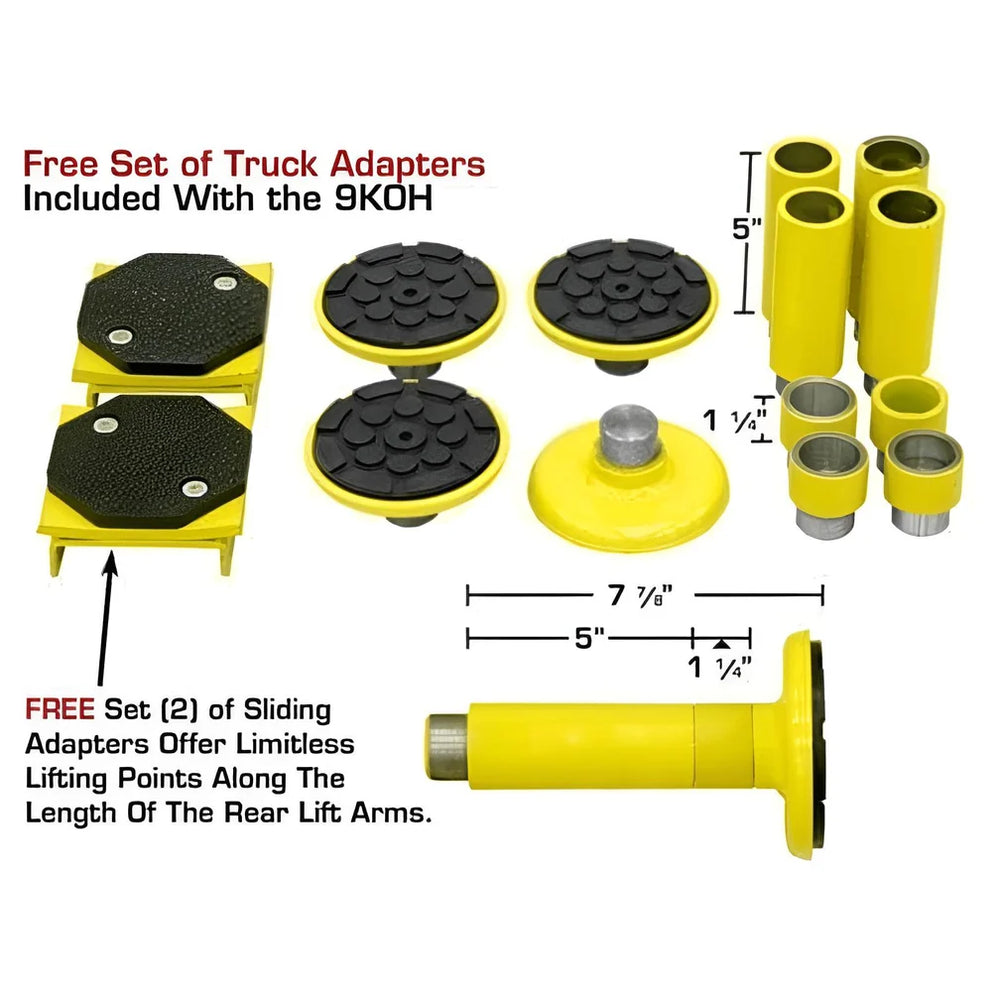 Atlas Automotive 9KOH 9,000 lb 2 Post Lift - Adjustable Height