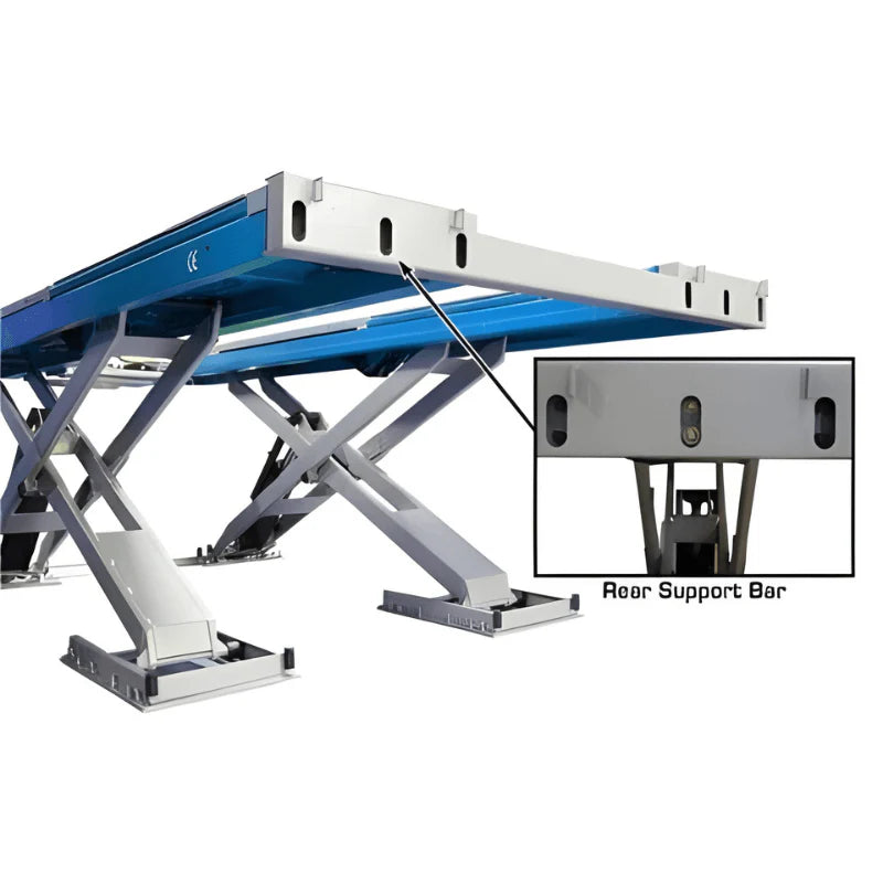 Atlas Equipment 12ASL Alignment Scissor Lift and RJ-6 Rolling Jacks Combo