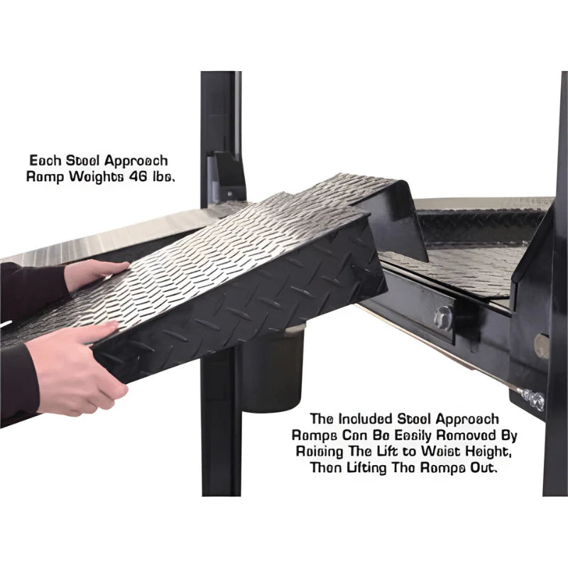 Atlas Automotive Pro8000, 8,000 lb 4 Post Vehicle Storage Lift