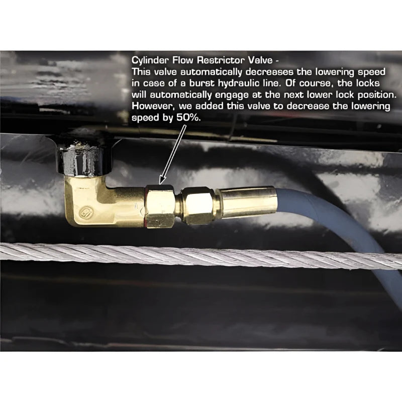Atlas  PRO8000EXT-L  8,000lb Capacity 4 Post Vehicle Storage Lift - Extra Tall & Long