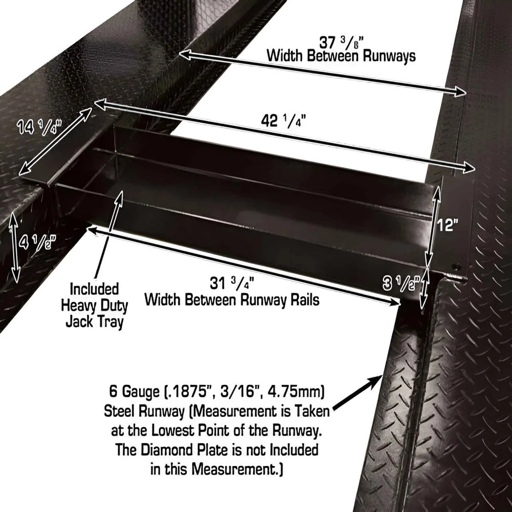Atlas Automotive Pro8000, 8,000 lb 4 Post Vehicle Storage Lift