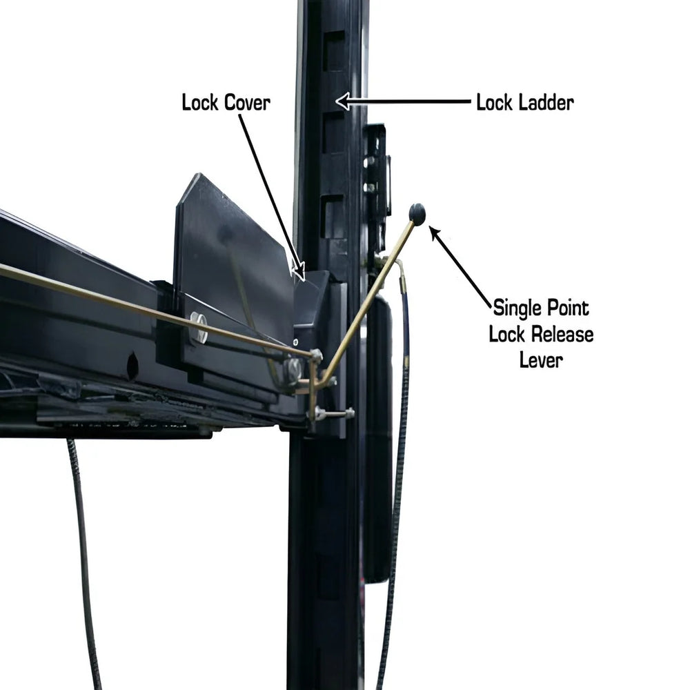 Atlas Automotive Pro8000, 8,000 lb 4 Post Vehicle Storage Lift