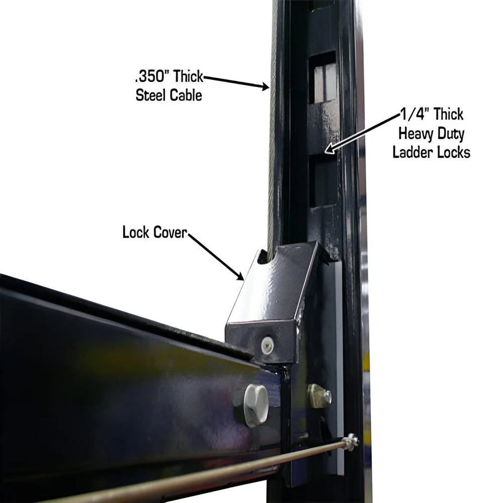 Atlas Automotive Pro8000, 8,000 lb 4 Post Vehicle Storage Lift