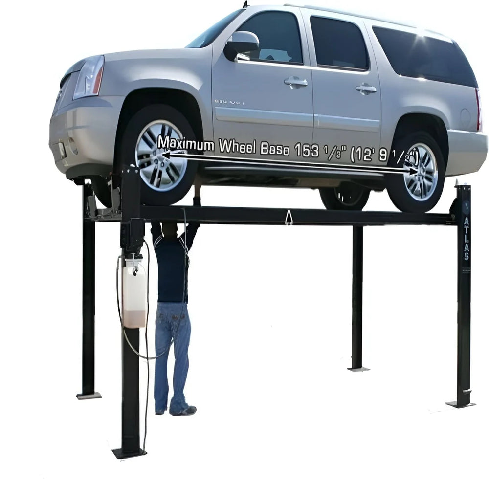 Atlas Automotive Pro8000, 8,000 lb 4 Post Vehicle Storage Lift