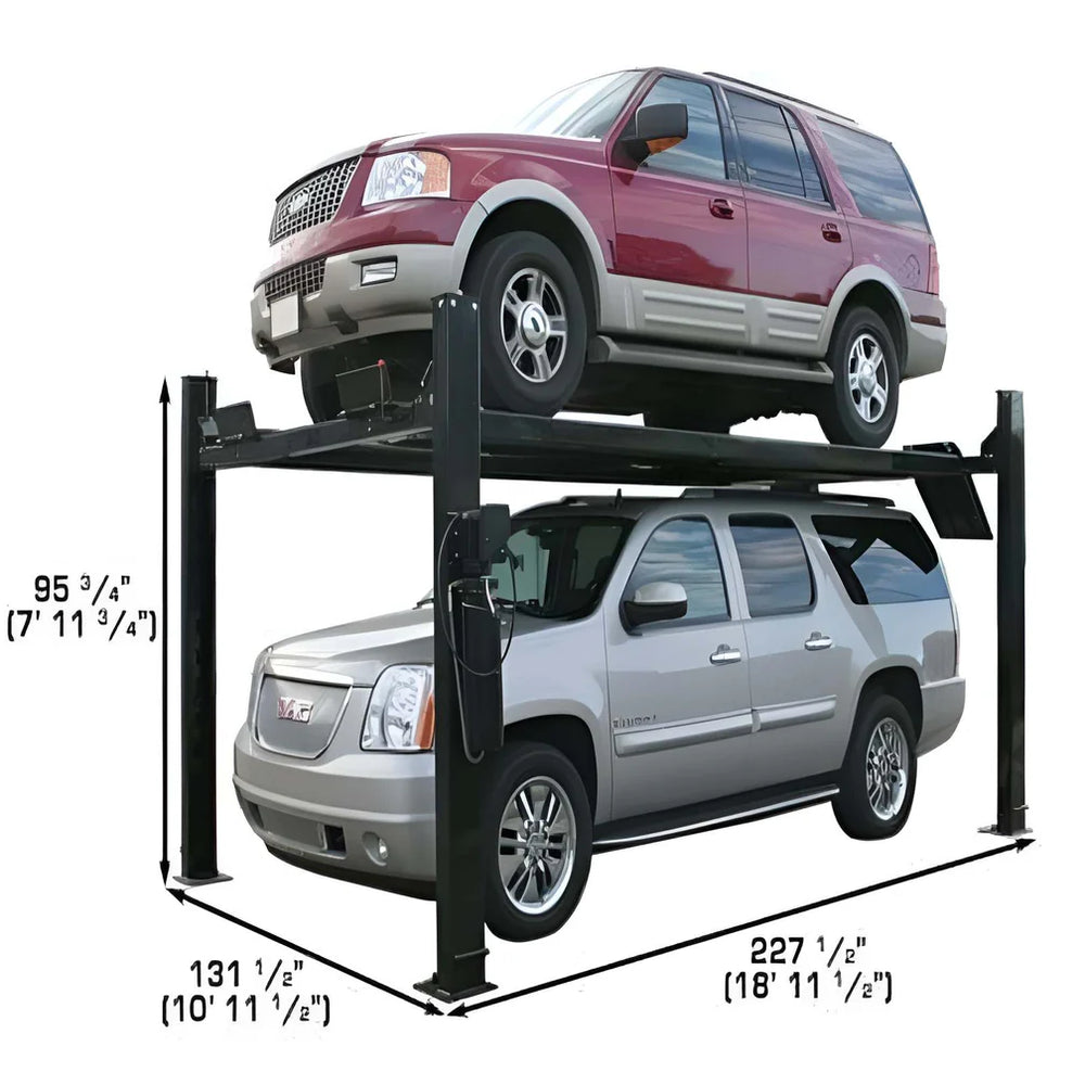 Atlas Pro9000 Heavy Duty 4-Post Lift 9000 lb. Capacity.