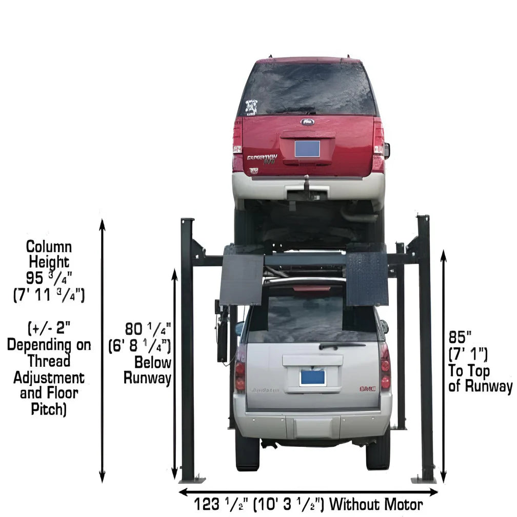 Atlas Garage Pro 9000 - 9,000lb Extra Large Vehicle Storage Lift