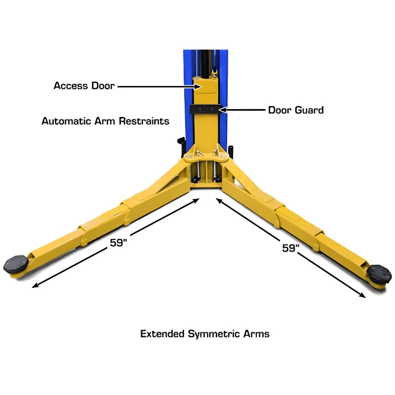 Atlas Automotive  PV12PX  Overhead 2-Post Lift 12,000 lb. Capacity