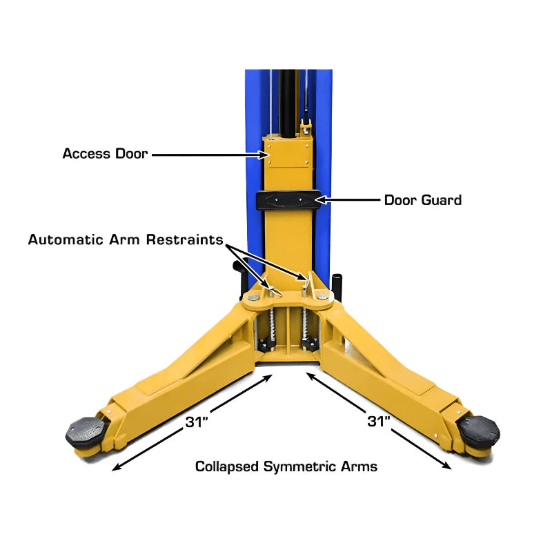Atlas Automotive  PV12PX  Overhead 2-Post Lift 12,000 lb. Capacity