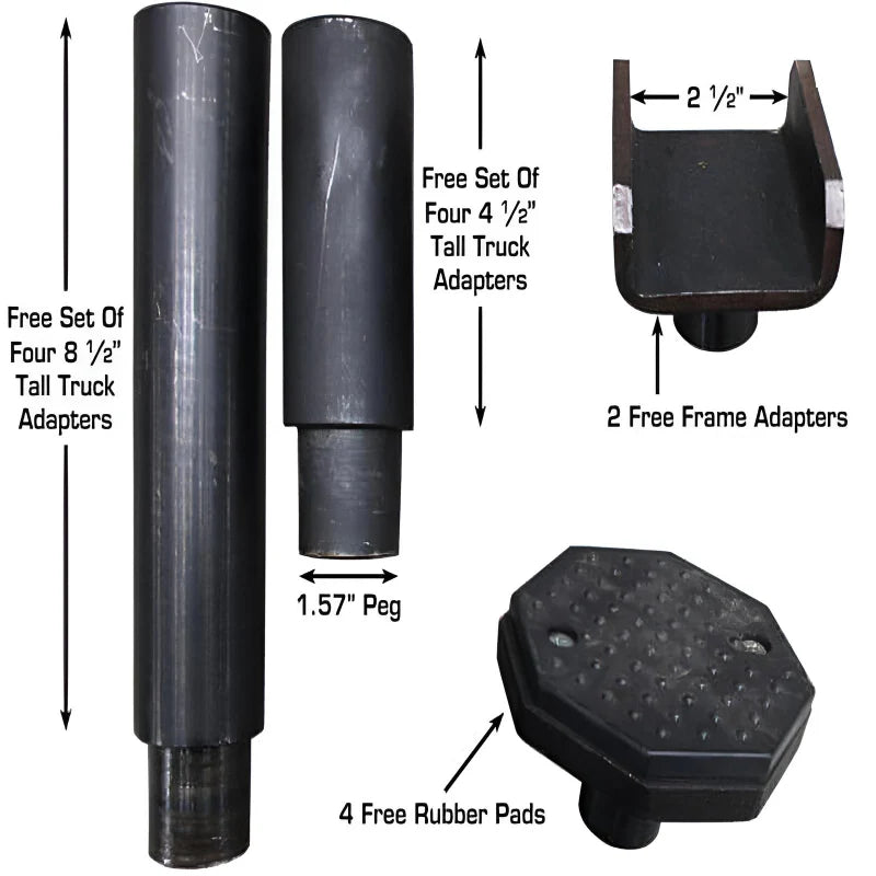 Atlas PVL12 12,000 lb 2-Post Lift – ALI Certified, Extra-Wide & Tall