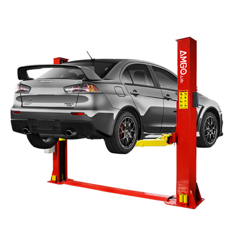 Amgo BP-9, 9000 lb 2 Post Car Lift - Low Ceiling