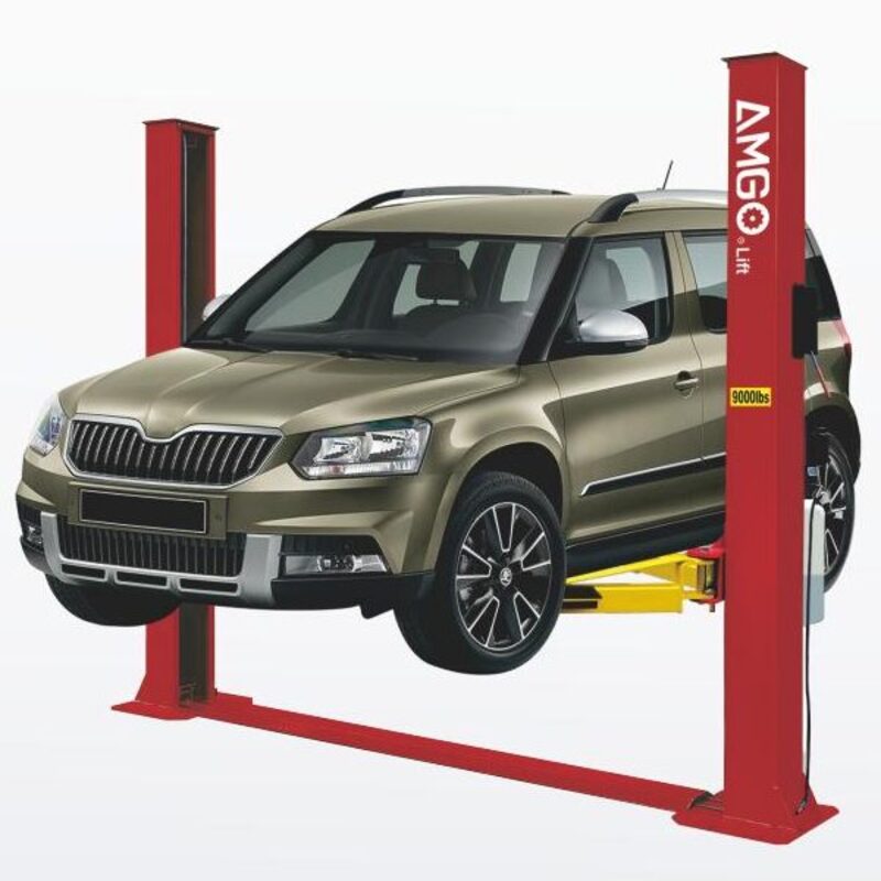 Amgo BP-9X, 9000 lb 2 Post Car Lift - Low Ceiling