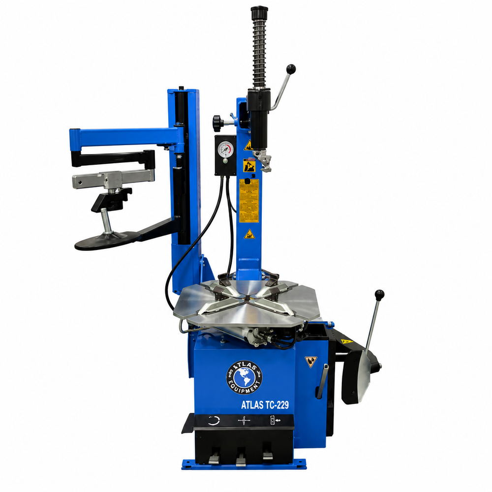 Atlas Automotive Equipment TC229LH Rim-Clamp Tire Changer with Assist Arm