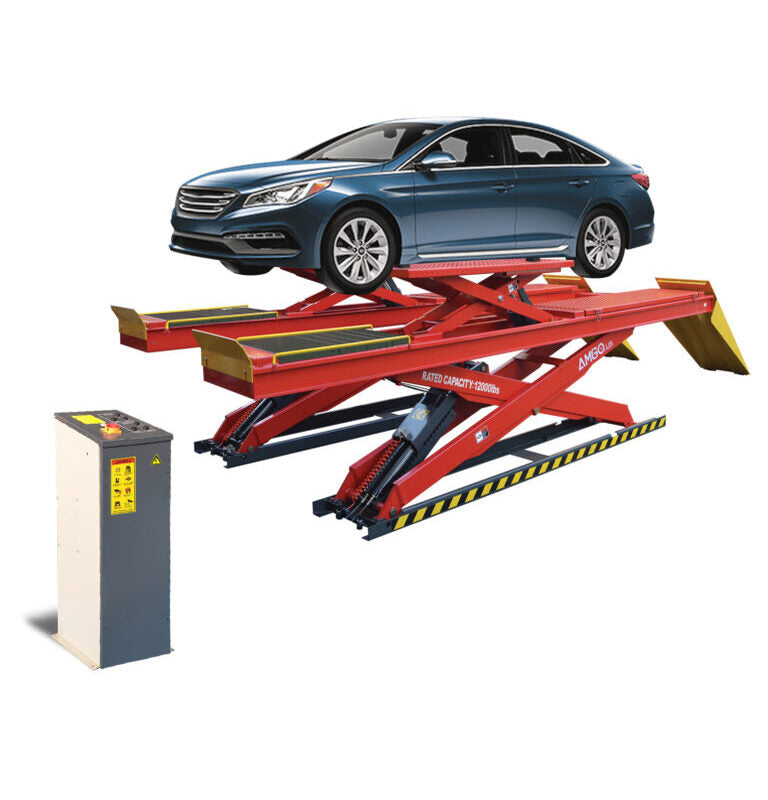 Amgo DX-12A, 6 Ton Double Scissor Alignment Lift