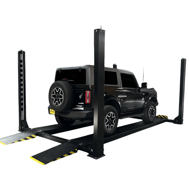 FP8K DX-XLT Tuxedo 8,000lb 4 Post Lift - Extra Long/Tall
