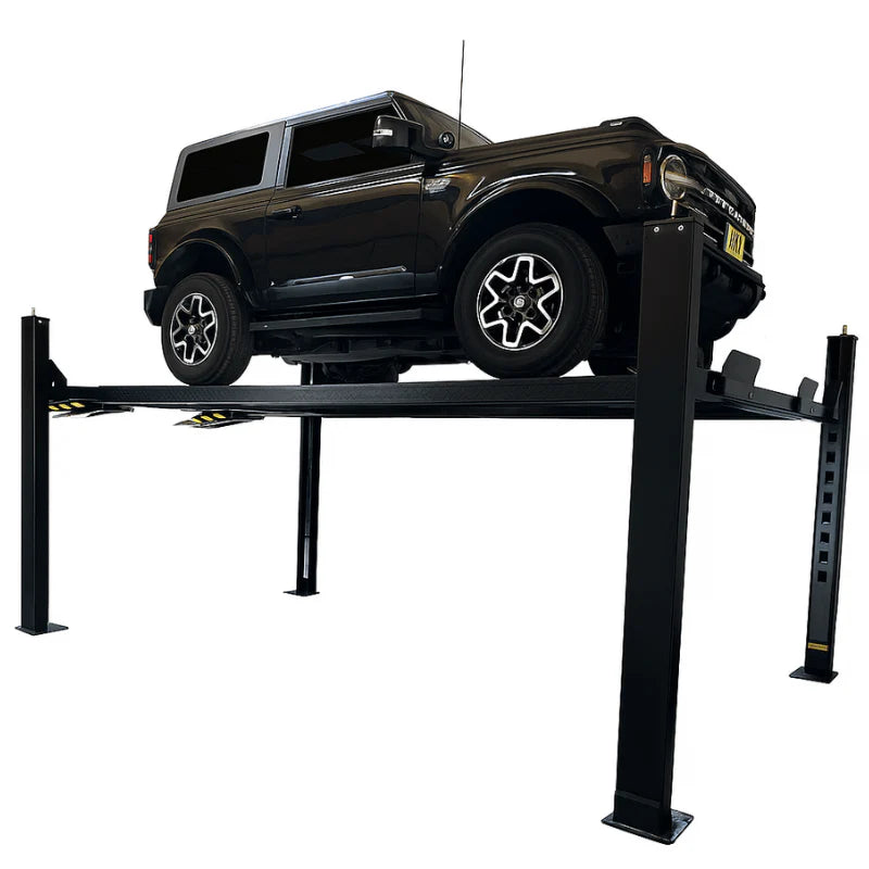 FP9K-DX-XLT Tuxedo 9,000 lb 4 Post Vehicle Storage Lift - Extra Tall/Long