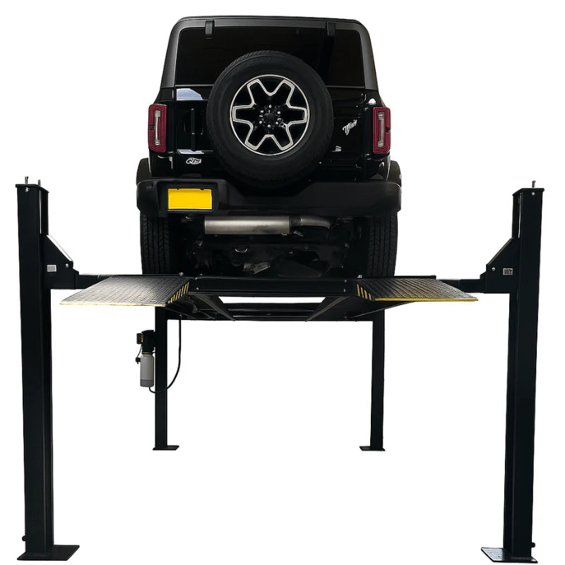 FP9K-DX-XLT Tuxedo 9,000 lb 4 Post Vehicle Storage Lift - Extra Tall/Long