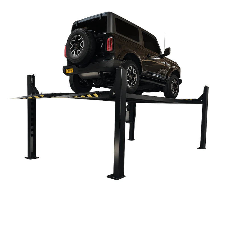 FP9K-DX-XLT Tuxedo 9,000 lb 4 Post Vehicle Storage Lift - Extra Tall/Long