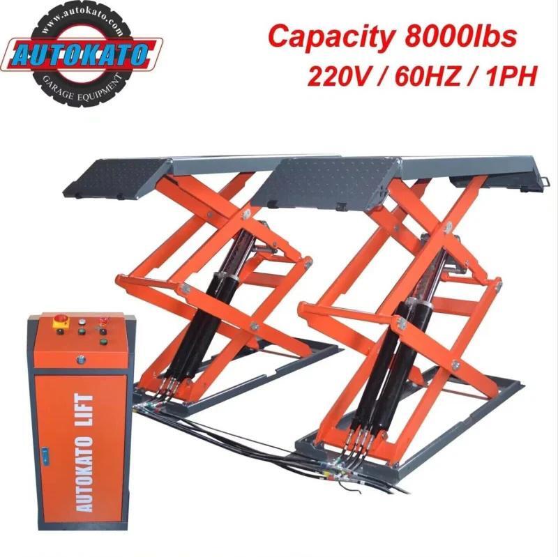 Katool KT-X95 8,000lb Full Rise Scissor Lift - Pneumatic Lock