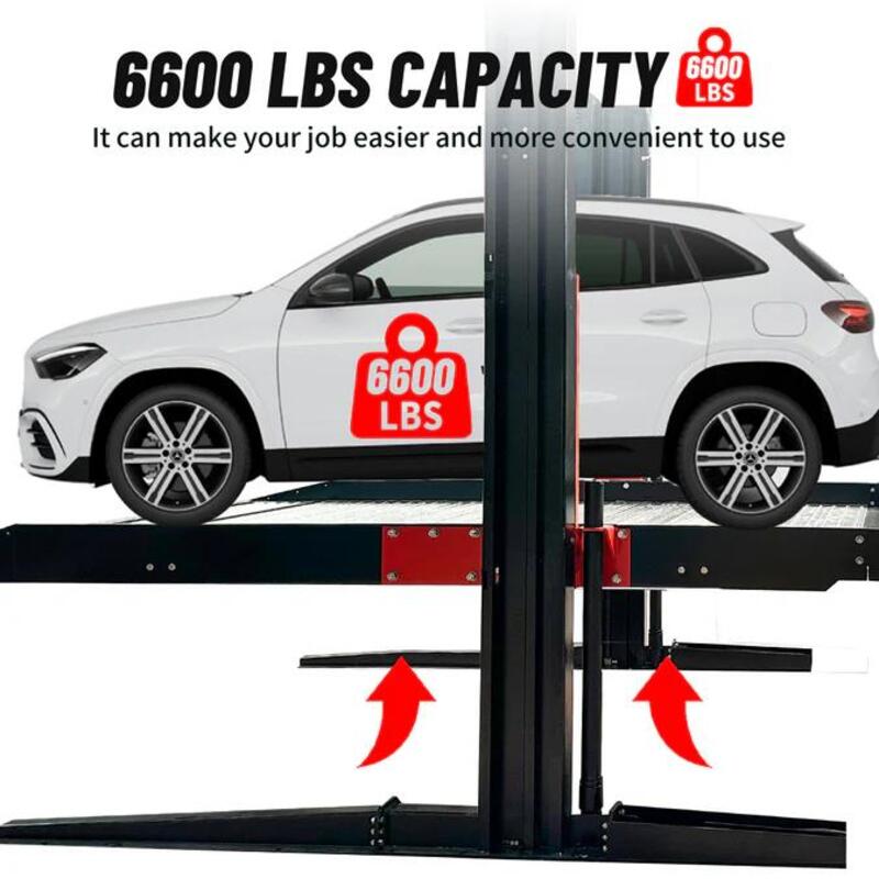 Katool KT-P2700 - 6600lb Storage Lift 2 Post Parking LIft