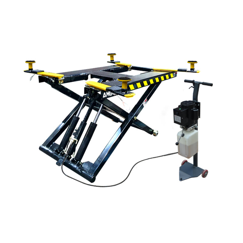 Amgo MR06, 6000lb Mid Rise Scissor Lift - Portable