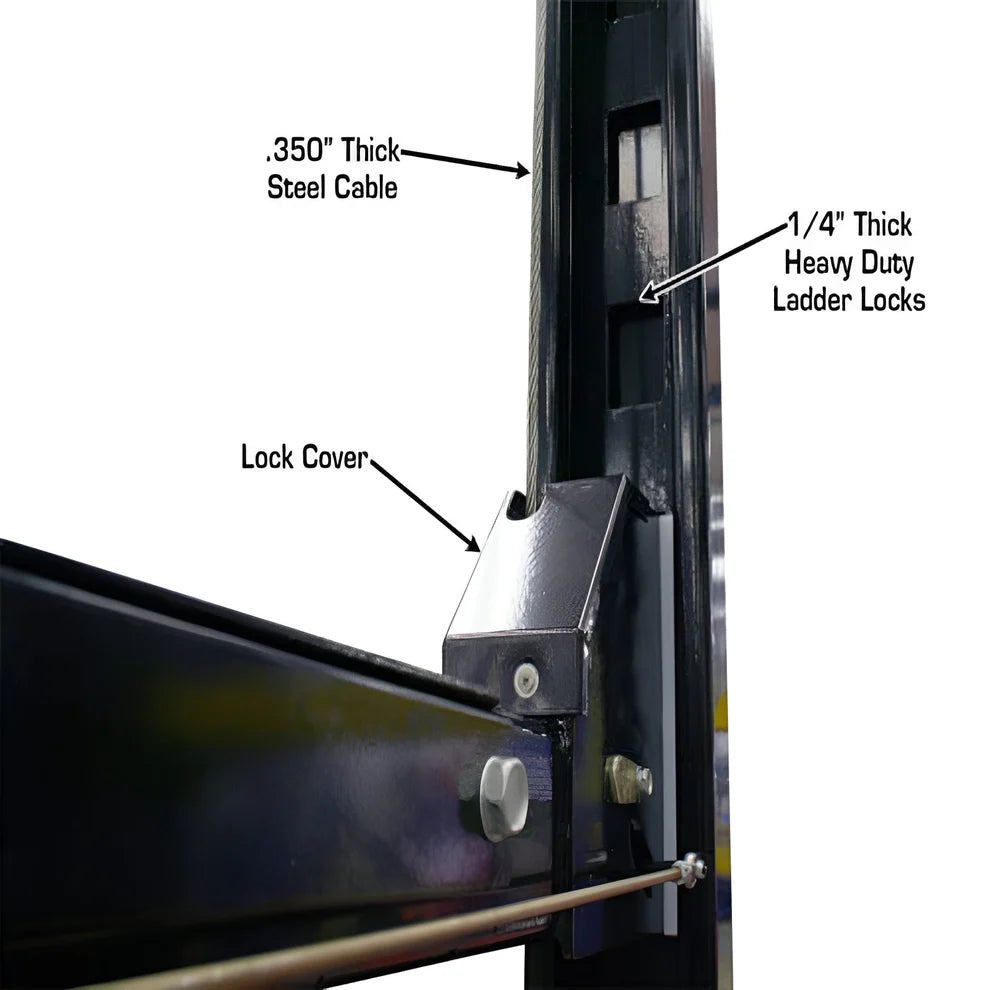 Atlas  PRO8000EXT-L  8,000lb Capacity 4 Post Vehicle Storage Lift - Extra Tall & Long
