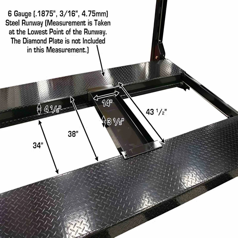 Atlas  PRO8000EXT-L  8,000lb Capacity 4 Post Vehicle Storage Lift - Extra Tall & Long