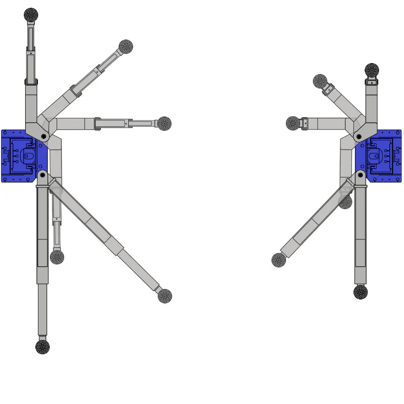 Ideal TP10KAC-DX 10,000lb 2 Post Car Lift - ALI Certified