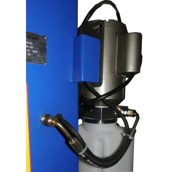 Tuxedo TP9KACX 9,000lb 2 Post Car Lift Clear Floor - Asymmetric