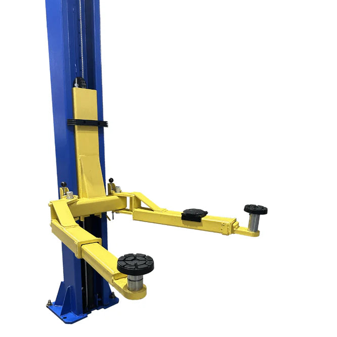 Tuxedo TP9KACX 9,000lb 2 Post Car Lift Clear Floor - Asymmetric
