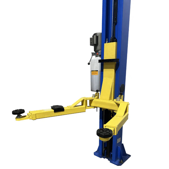 Tuxedo TP9KACX 9,000lb 2 Post Car Lift Clear Floor - Asymmetric