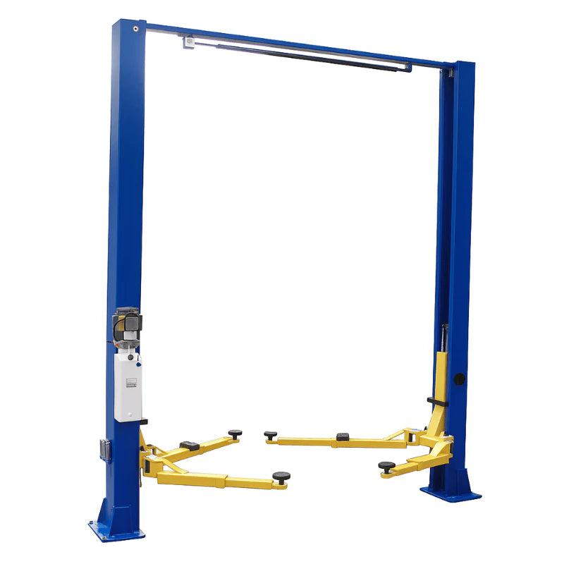 Tuxedo TP9KACX 9,000lb 2 Post Car Lift Clear Floor - Asymmetric