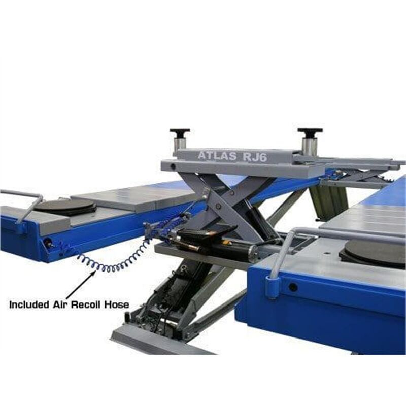 Atlas Equipment 12ASL Alignment Scissor Lift and RJ-6 Rolling Jacks Combo