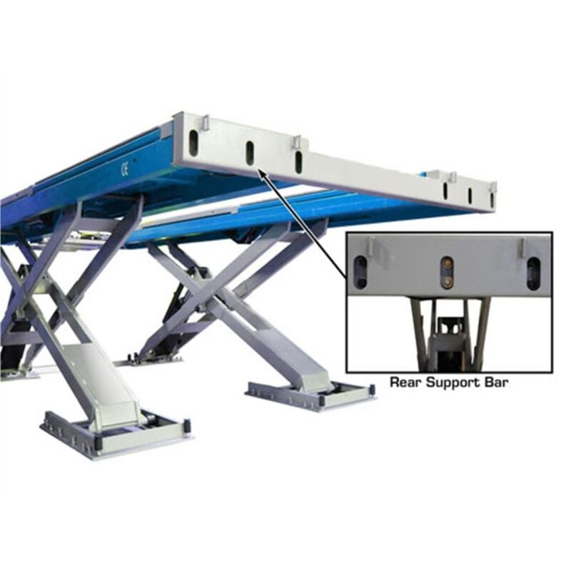 Atlas Automotive Equipment 12AWFSL Alignment Scissor Lift with Wheels Free Lifts System 12000 lb. Capacity