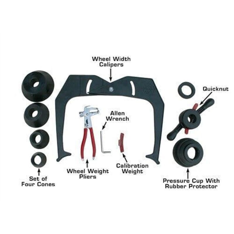 Atlas Automotive TC229 Rim Clamp Tire Changer + WB11 Wheel Balancer Combo Package