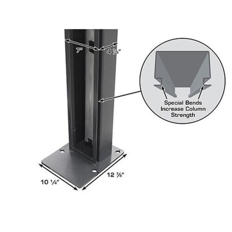 Atlas Equipment Premium 408SL 4 Post Lift + RJ35 Sliding Jacks Combo