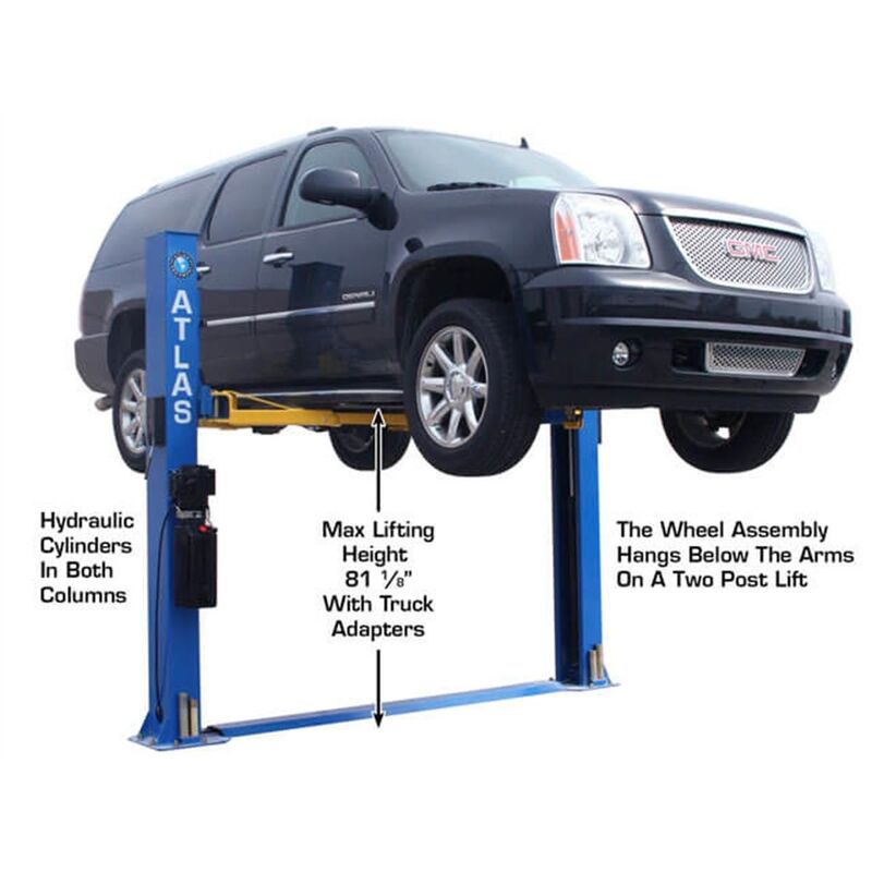 Atlas Automotive Equipment BP8000 Baseplate 2-Post Lift 8,000 lb. Capacity