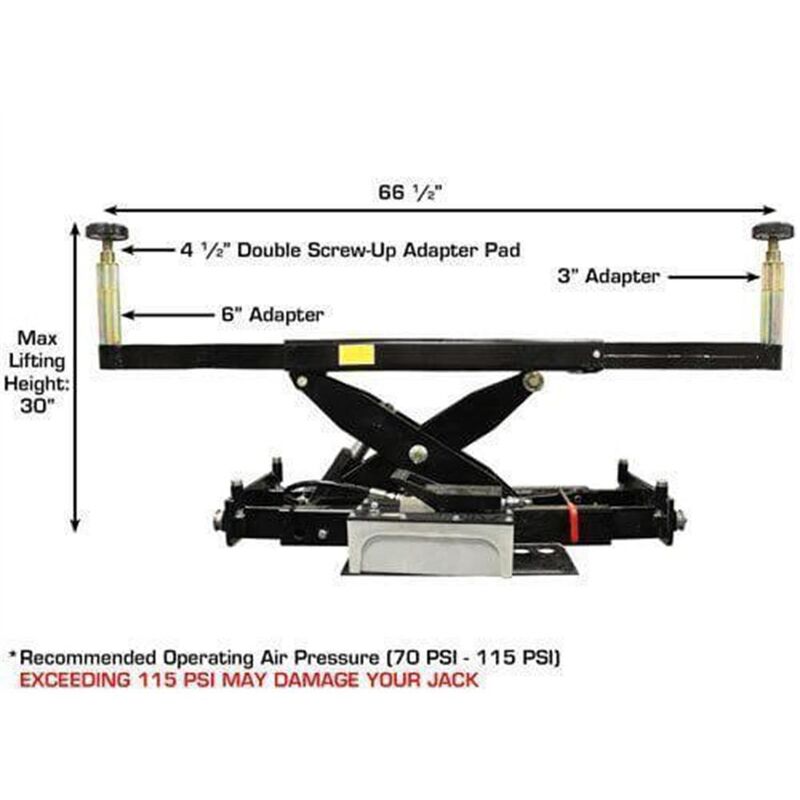 Atlas Equipment PX16A Scissor Alignment Lift and RJ8 Rolling Jacks Combo