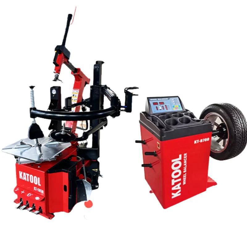 Katool KT-T850 Tire Changer + KT-B700 Wheel Balancer Combo