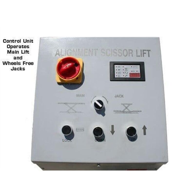 Atlas Equipment 12AWFSL Alignment Scissor Lift and RJ-6 Rolling Jacks Combo