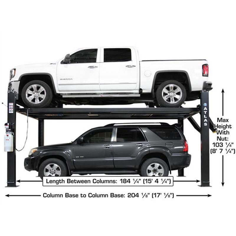 Atlas  Apex 9 ALI Certified Hobbyist 4-Post Lift 9000 lb. Capacity