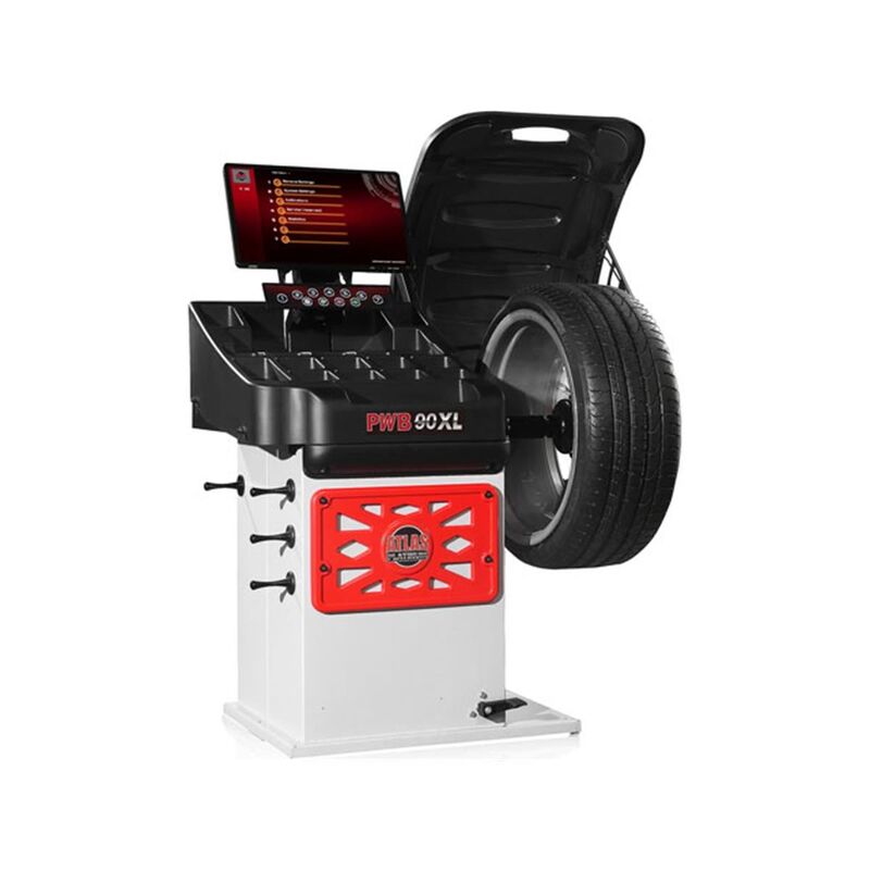 Atlas Equipment Platinum PWB90XL 3D Video Wheel Balancer with Laser Line
