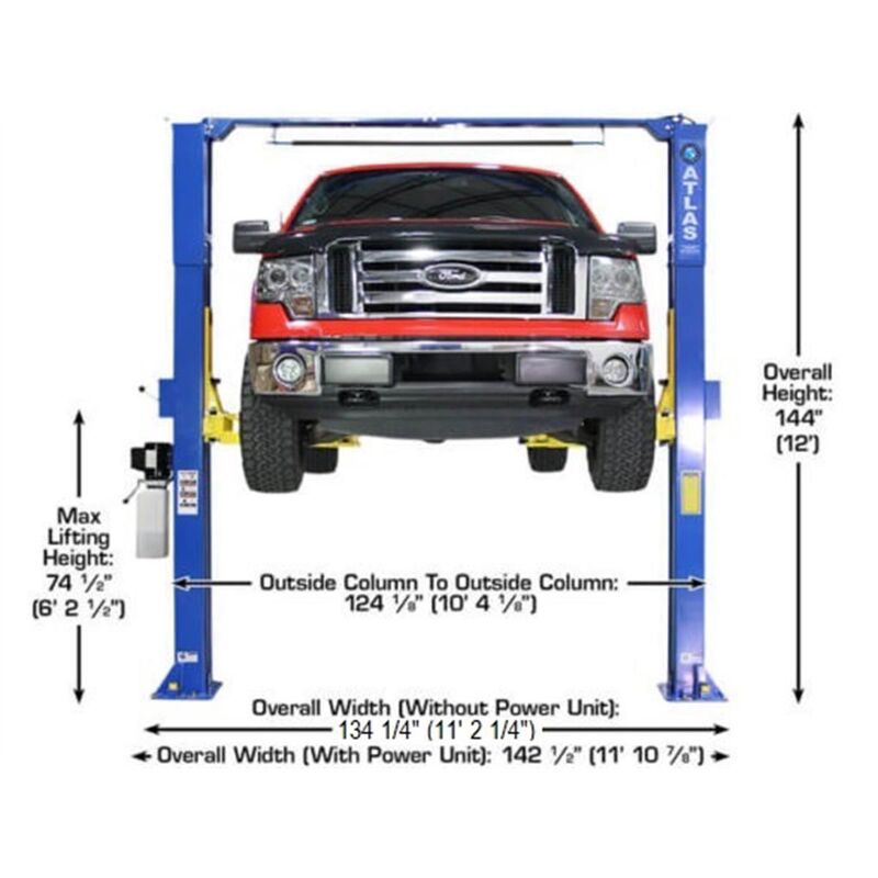 Atlas Automotive PRO-9D 9000 LB OVERHEAD 2-POST LIFT