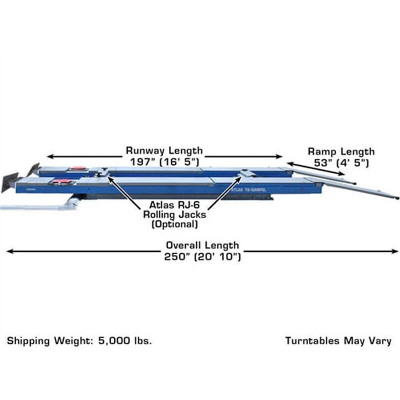 Atlas Equipment 12ASL 12,000 lb. Capacity Alignment Scissor Lift
