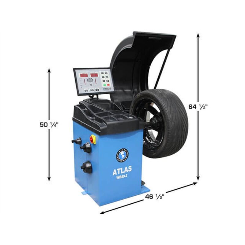 Atlas Automotive Equipment WB49-2 Premium 2D Computer Wheel Balancer