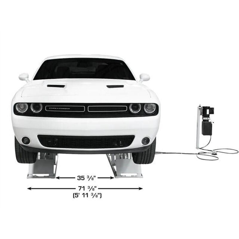 Atlas Automotive 6PL Open Center Low Rise Scissor Lift 6000 lb. Capacity