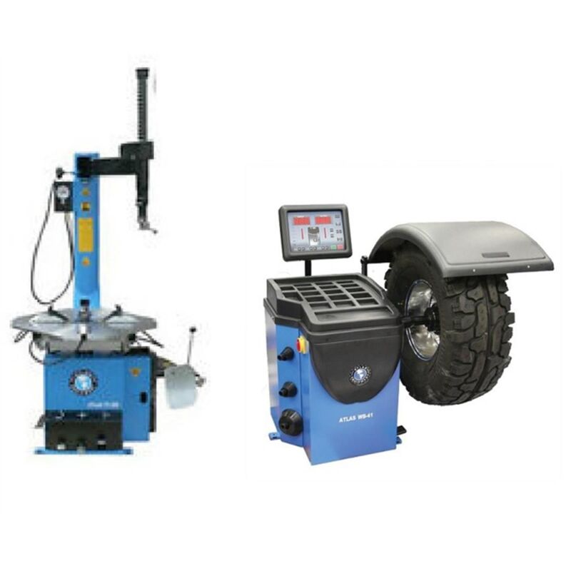 Atlas Equipment TC289 Rim Clamp Tire Changer + WB41 Wheel Balancer Combo Package