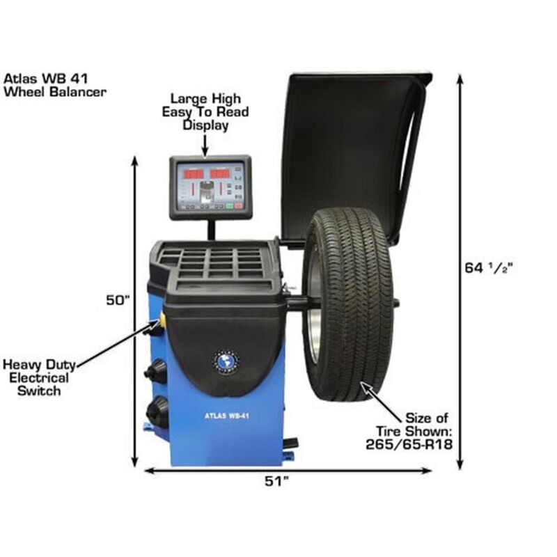 Atlas Automotive Equipment WB41 Computerized Wheel Balancer